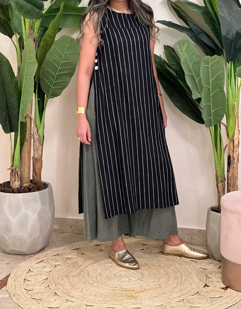 Striped Linen dress