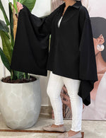 Wide sleeves top