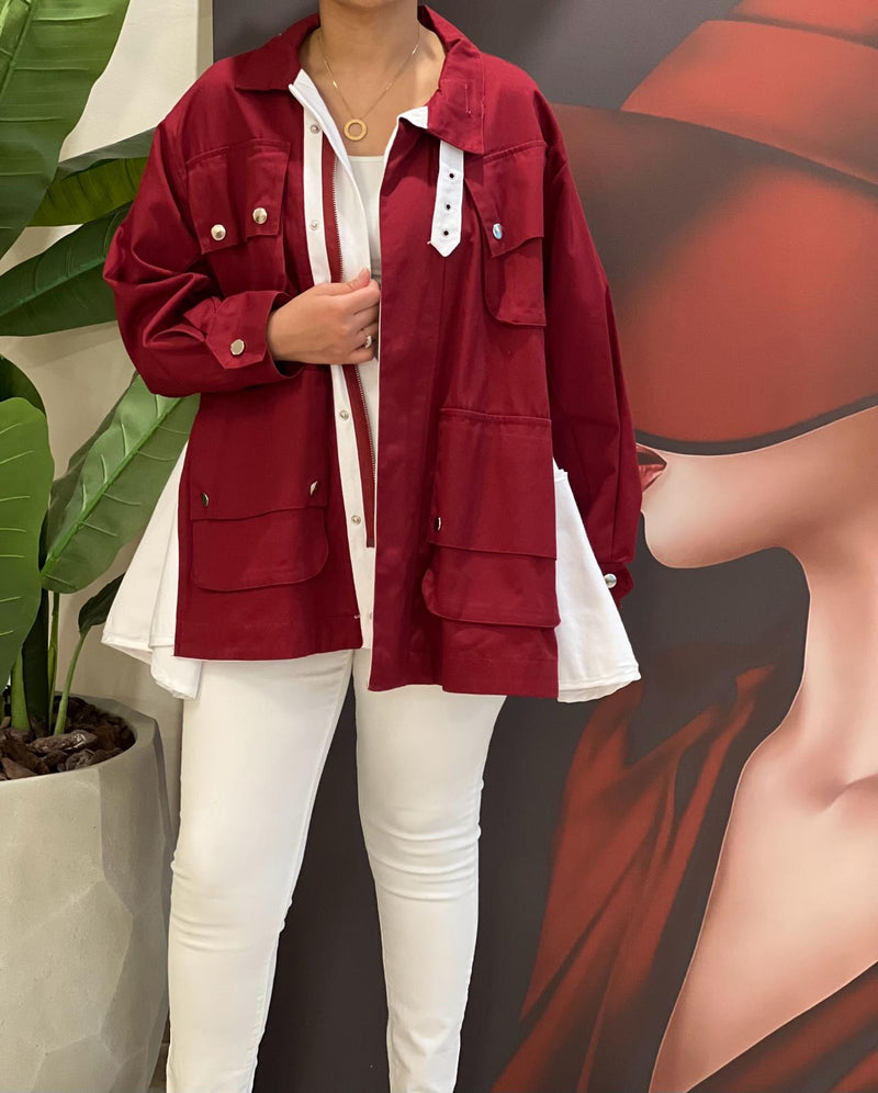 Red jacket