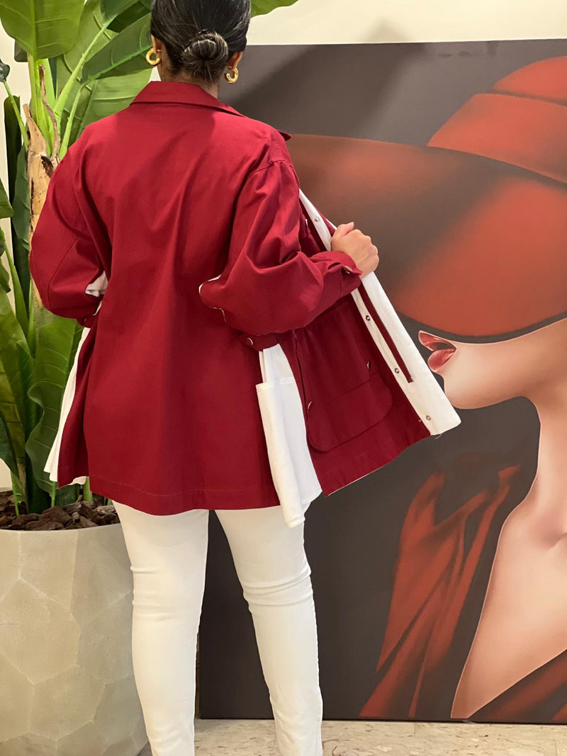 Red jacket