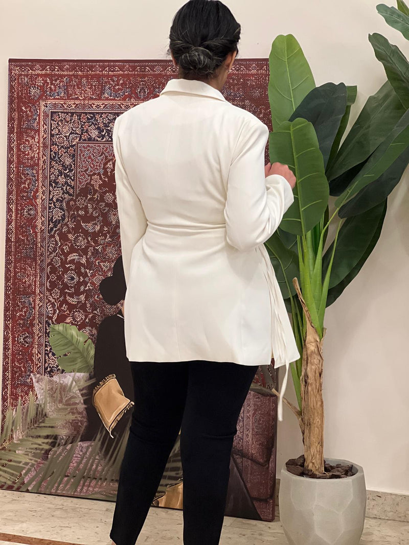 White blazer