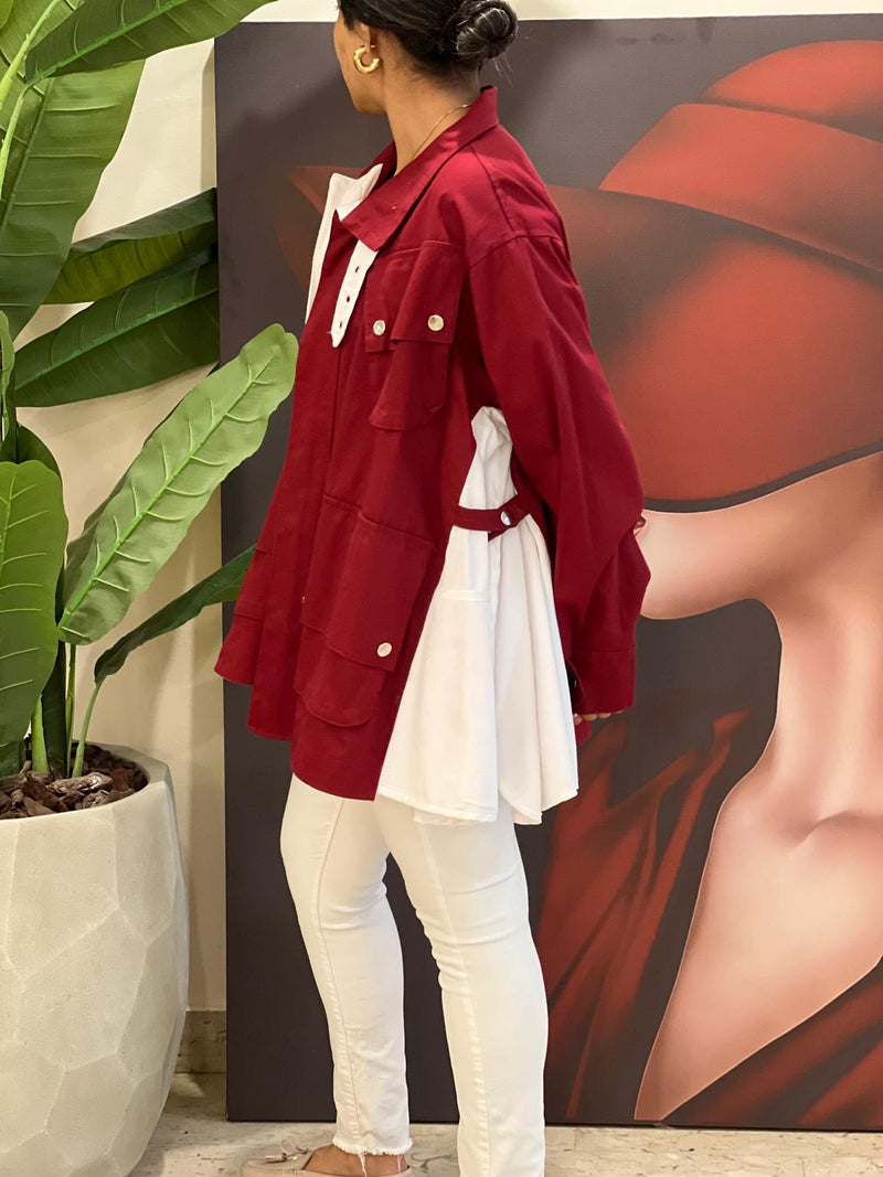 Red jacket