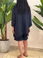 Short linen set