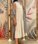 Linen sleeveless dress