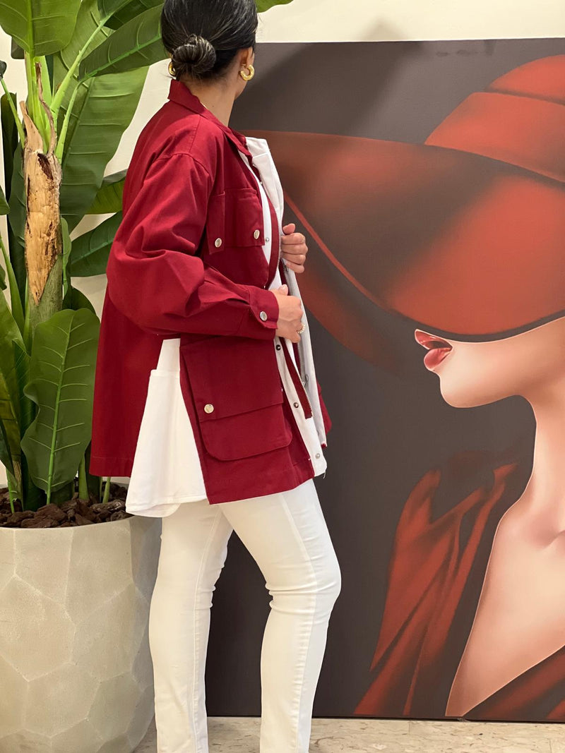 Red jacket