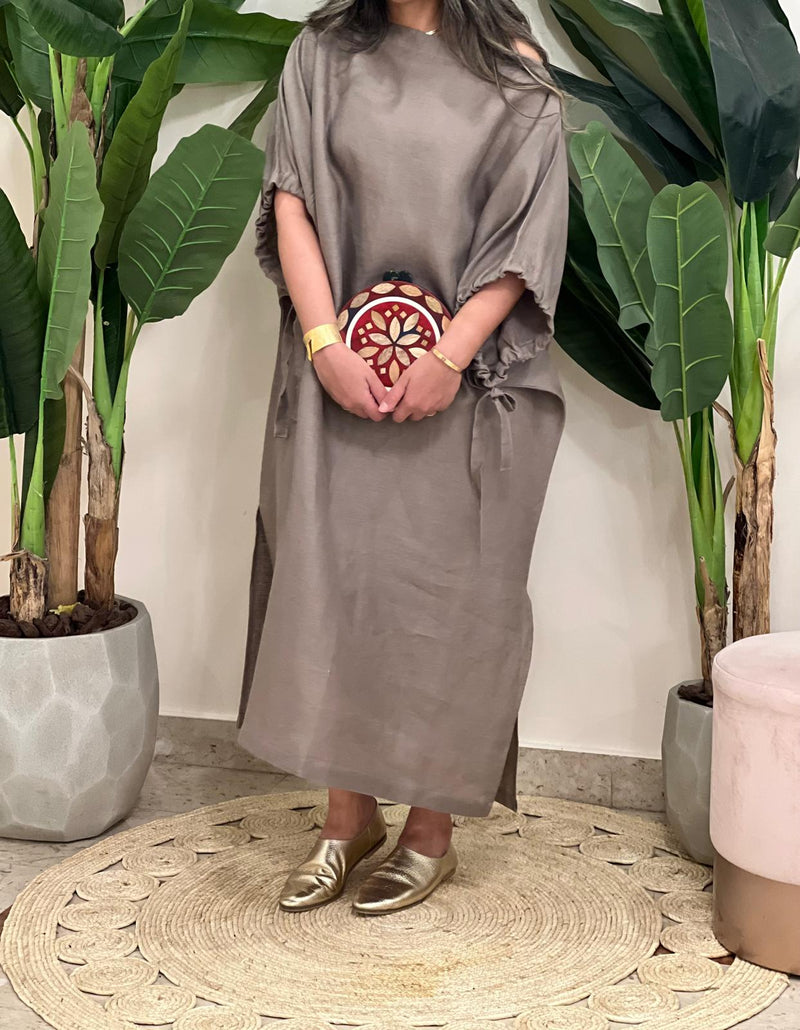 Linen loose dress