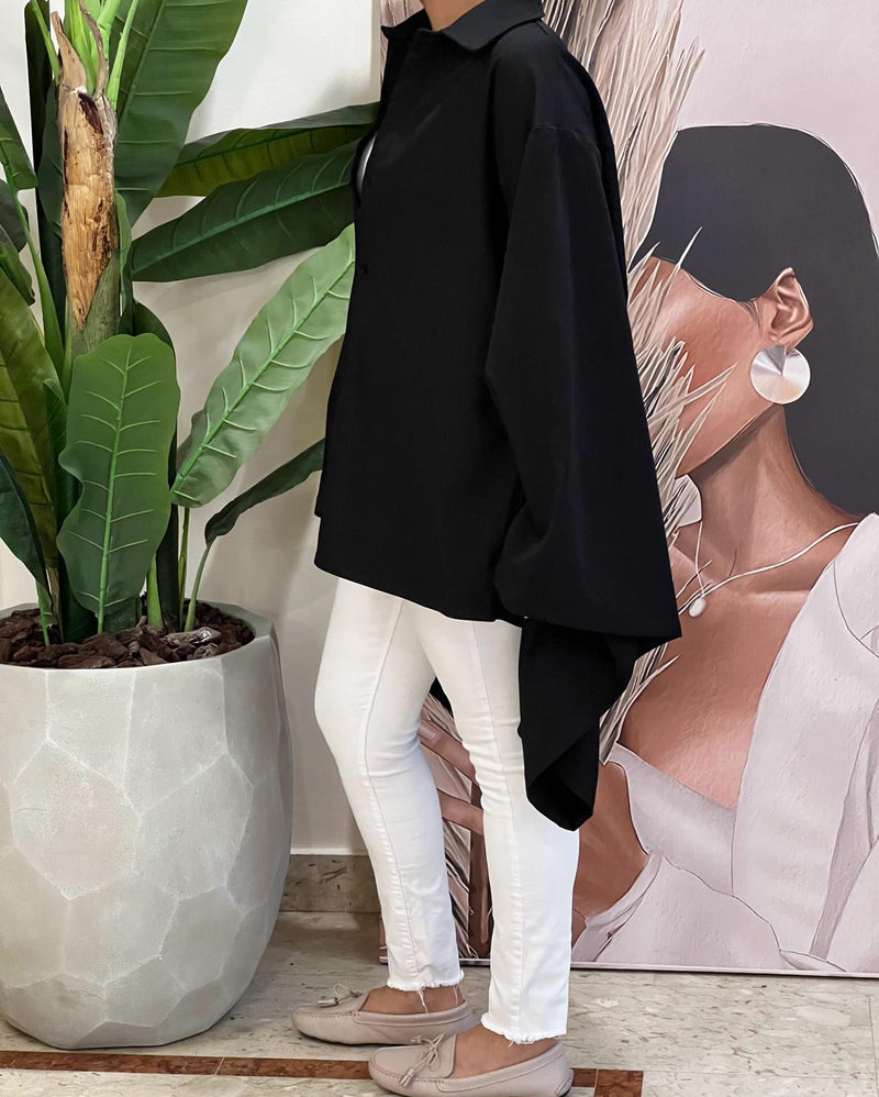 Wide sleeves top