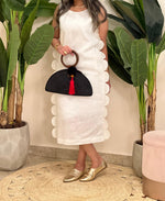 Linen white dress