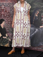 Linen pattern dress