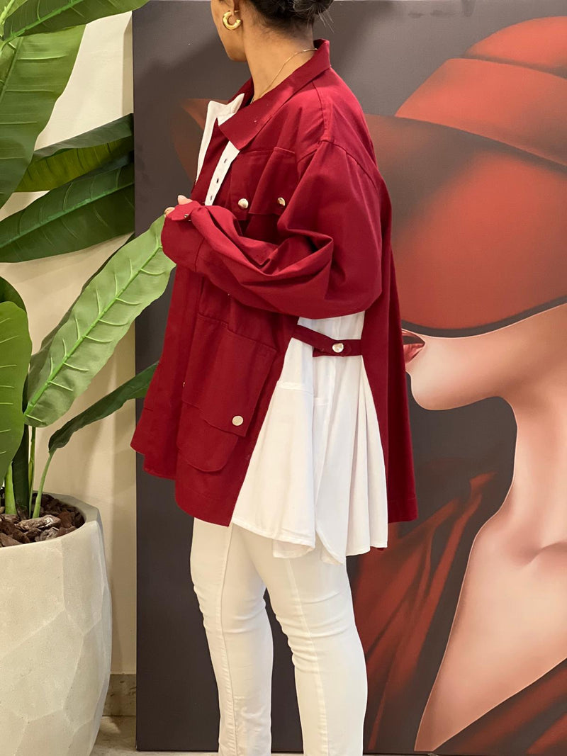 Red jacket