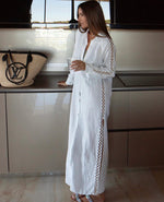 White shirt dress
