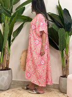 Linen patterened dress