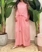 sleeveless patterned dress (available in colours)