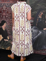 Linen pattern dress