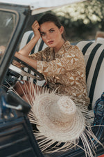 Mustartd shirt dress