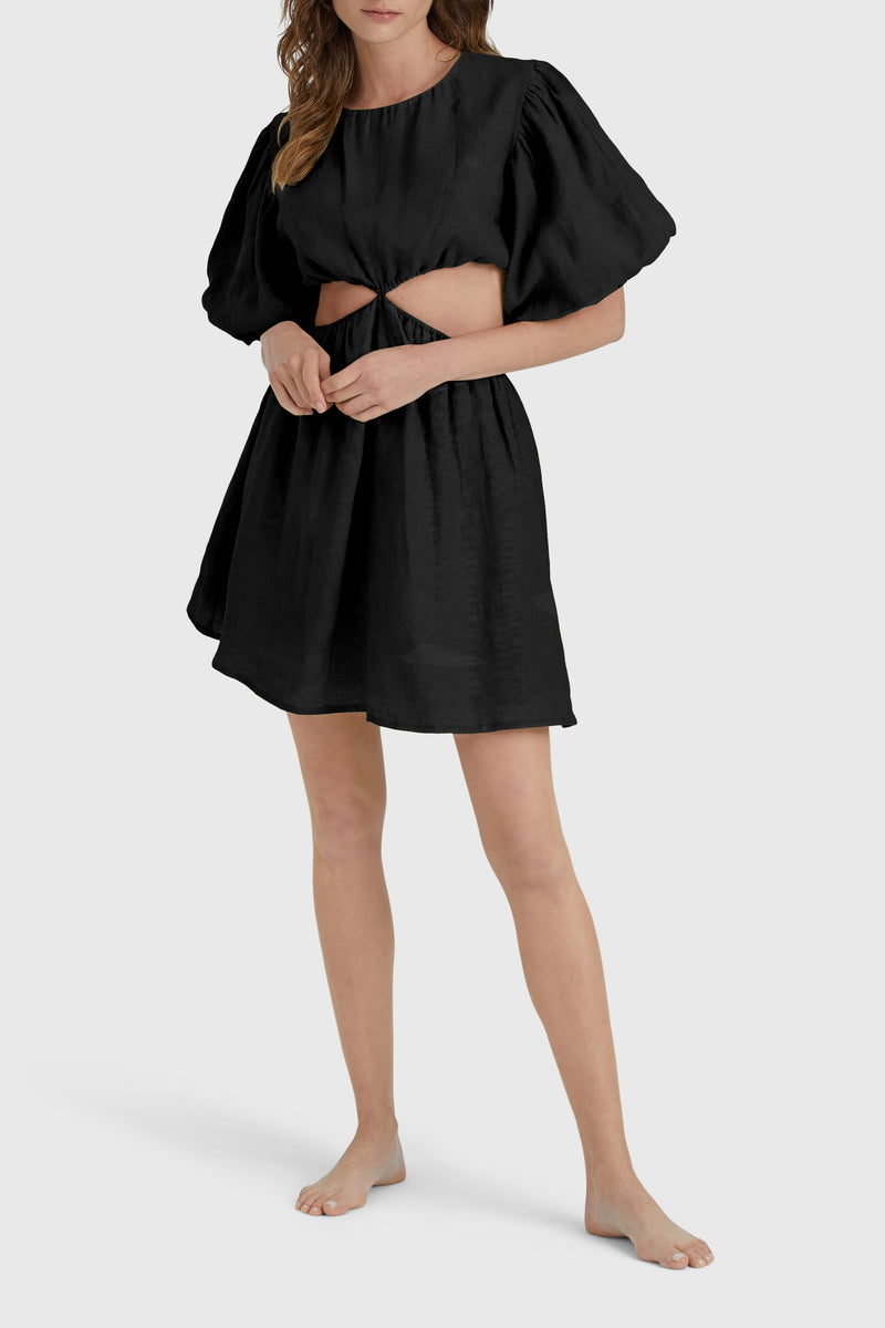 Black short dress