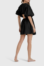 Black short dress