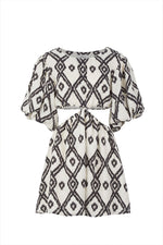 Patterned short dress