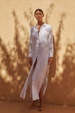 White shirt dress