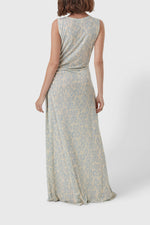 Sleeveless patterned dress