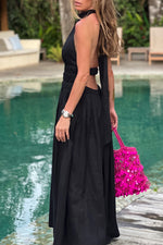Open back dress