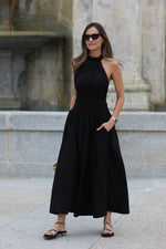 Open back dress
