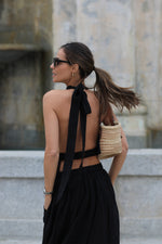 Open back dress