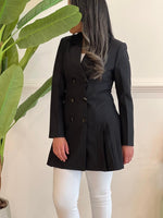 Pleated Black blazer
