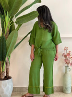 Green linen set (another colour available)