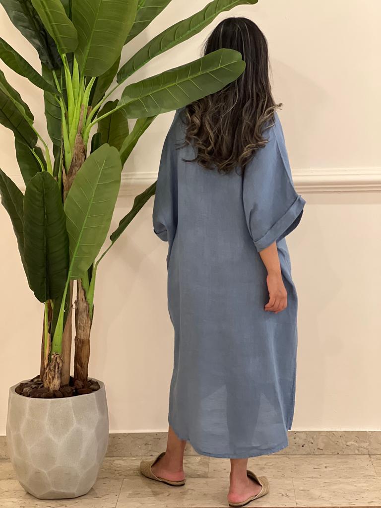 Midi Linen dress (available in colours)