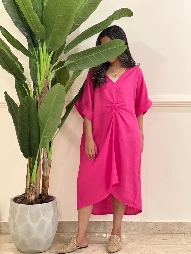 Midi Linen dress (available in colours)