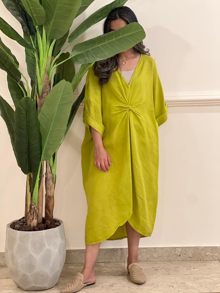 Midi Linen dress (available in colours)