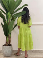 Linen midi dress (available in colours)