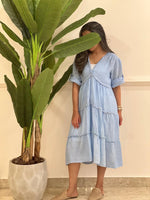 Linen midi dress (available in colours)