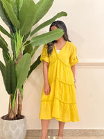 Linen midi dress (available in colours)