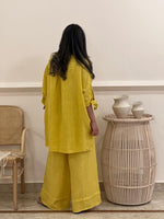 linen top with wide legs pants (Available in colours)