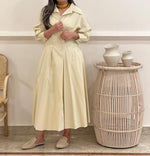 Cotton shirt dress