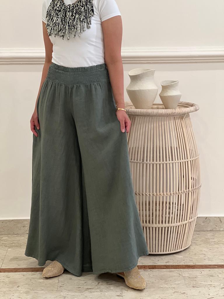 Linen loose pants (Available in colours)