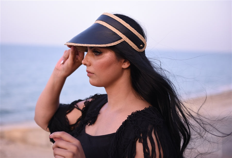 Black Leather hat