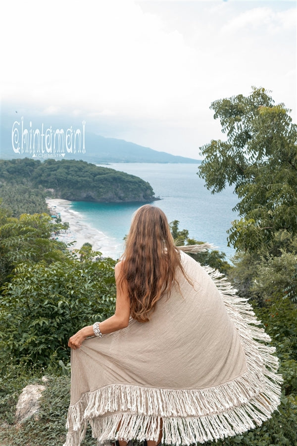 Sage Linen shawl