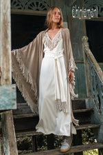 Sage Linen shawl