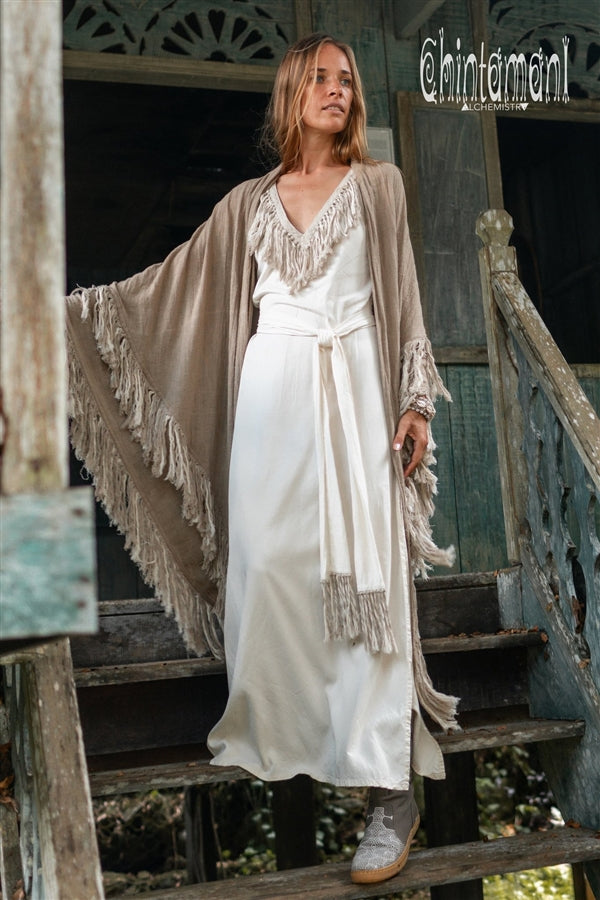 Sage Linen shawl