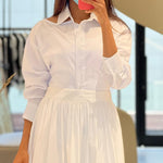 Cut out white shirt