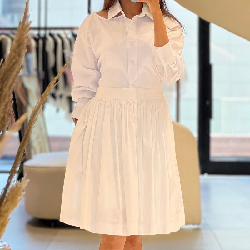 Cut out white shirt