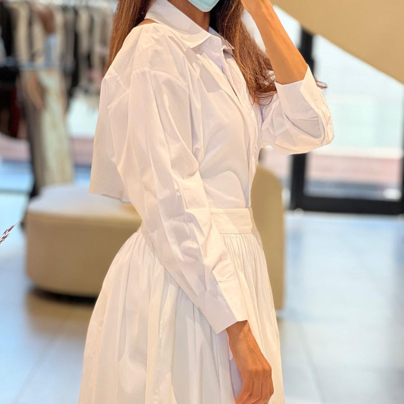 Cut out white shirt