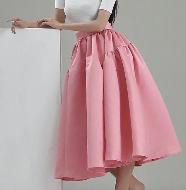 Pink skirt