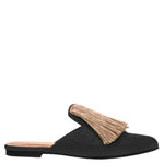 Virginia - Women Leather Mules (black)