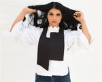 Puff sleeves white shirt