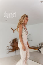 cream sleeveless linen boho top