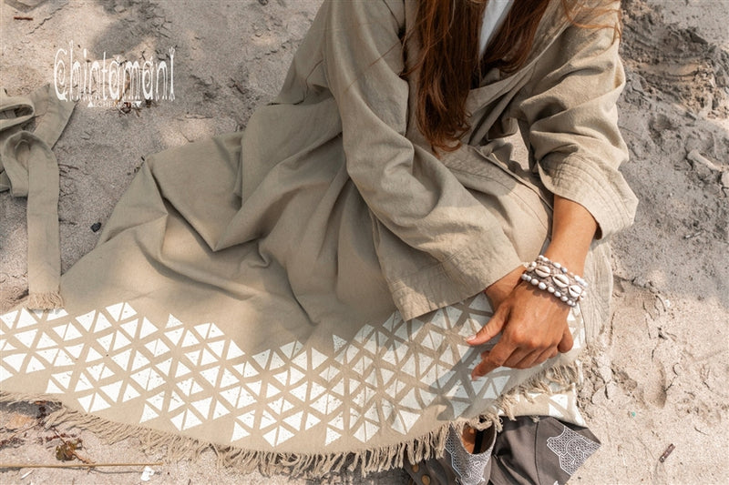 Asymmetric sage green cardigan